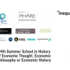 24th Summer School in History of Economic Thought, Economic Philosophy or Economic History, “Inequality and social justice in economics and beyond”, Strasbourg, August 29 – September 2, 2022